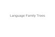Language Family Trees. Language Family Collection of languages related through a common ancestral language that existed long before recorded history