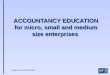 © joëlle le vourc’h ESCP EUROPE ACCOUNTANCY EDUCATION for micro, small and medium size enterprises
