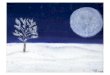 Winter Night 1:  3696987.jpg Full Moon: 