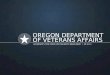 OREGON DEPARTMENT OF VETERANS AFFAIRS GOVERNOR’S TASK FORCE ON TRAUMATIC BRAIN INJURY | 09 20 13