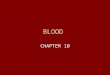 BLOOD CHAPTER 10. FUNCTIONS OF BLOOD BLOOD is in charge of homeostasis in 3 ways 1.BY TRANSPORTATION- -deliver nutrients, oxygen and hormones to cells