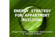 ENERGY STRATEGY FOR APPARTMENT BUILDING Birgit Danzer, Sebastian Haselsteiner & Therese Schwarz