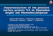 Characterization of the putative surface protein TLP in Plasmodium berghei and Plasmodium falciparum Ryan M Harrison 1,2, Cristina K Moreria 3, Catherine