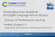 Activity 6 Systems of Professional Learning Module 3 Grades K–5: Supporting All Students in Writing and Research
