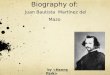 Biography of: Juan Bautista Martínez del Mazo by
