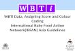 WBTi Data, Assigning Score and Colour Coding International Baby Food Action Network(IBFAN) Asia Guidelines