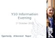 Y10 Information Evening 1 st October 2015. We recognise it’s difficult… Video clip Loreto message