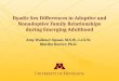 Dyadic Sex Differences in Adoptive and Nonadoptive Family Relationships during Emerging Adulthood Amy Walkner-Spaan, M.S.W., L.I.S.W. Martha Rueter, Ph.D