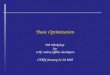 Basic Optimization DB Workshop for LHC online/offline developers CERN January 24-28 2005