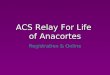 ACS Relay For Life of Anacortes Registration & Online