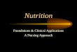 Nutrition Foundations & Clinical Applications A Nursing Approach