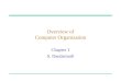 Overview of Computer Organization Chapter 1 S. Dandamudi
