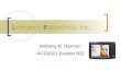 Lowrance Electronics, Inc. ACG2021 Section 002 Anthony R. Harmon