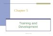 IBUS 618, Dr. Yang1 Chapter 5 Training and Development