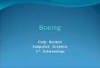 Cody Harmon Computer Science 1 st Internship. Boeing History Founded in 1915 with the construction of the twin- float seaplane. 1939-1945 Boeing produced
