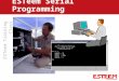 ESTeem Training Class ESTeem Serial Programming. Simple Programming Factory Defaults – Restores all commands in modem to factory defaults – FA Save –