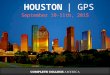 HOUSTON | GPS September 10-11th, 2015.  Importance of Data