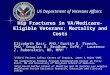 US Department of Veterans Affairs Hip Fractures in VA/Medicare-Eligible Veterans: Mortality and Costs Elizabeth Bass, PhD, 1 Dustin D. French, PhD, 1 Douglas