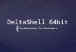 { DeltaShell 64bit Considerations for developers