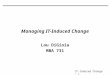 IT-Induced Change - 1 Managing IT-Induced Change Lou DiGioia MBA 731