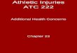 Athletic Injuries ATC 222 Additional Health Concerns Chapter 23