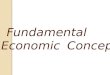 Fundamental Economic Concepts. What is Economics? - The study of mankind’s unlimited desires in a world of limited resources. - Economics is a social