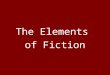 The Elements of Fiction. Setting the time, place, and general environment in which a piece of fiction occurs