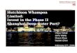 Hutchison Whampoa Limited: Invest in the Phase II Shanghai Deep- water Port? Vidya Vishal Jerry Wang Grace Zhao Gaobo Zhou February 27 th, 2006