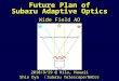 Future Plan of Subaru Adaptive Optics Wide Field AO Shin Oya （ Subaru Telescope/NAOJ) 2010/8/19 @ Hilo, Hawaii