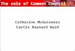 The role of Common Council Catherine McGuinness Castle Baynard Ward