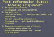 Post-reformation Europe becoming early-modern 1. Religious differences theological andnational/ethnic 2. New politics: Theories of Rule: Constitutional