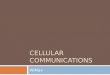 CELLULAR COMMUNICATIONS WiMax. What is WiMax? Fixed WiMax