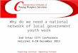 Inspiring services, Improving futures Why do we need a national network of local government youth work 2nd Inter CITY Conference Helsinki 9-10 December