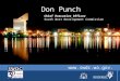 Don Punch Chief Executive Officer South West Development Commission 