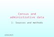 GEOG3025 Census and administrative data 1: Sources and methods