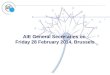 AIE General Secretaries on Friday 28 February 2014, Brussels