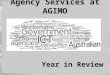 Agency Services at AGIMO Year in Review. Scope The Past The Present The Future