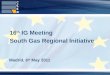1 Madrid, 6 th May 2011 16 th IG Meeting South Gas Regional Initiative