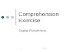 S Vadrevu 1 Comprehension Exercise Capital Punishment