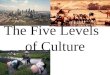 The Five Levels of Culture. The Nomadic Society What are our basic needs for survival?
