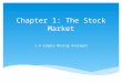 Chapter 1: The Stock Market 1.4 Simple Moving Averages