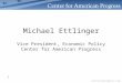 Americanprogress.org 1 Michael Ettlinger Vice President, Economic Policy Center for American Progress