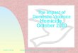 ICADV—09-10Domestic Violence Homicide: Social Impact and Community Costs The Impact of Domestic Violence Homicide, October 2010