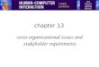 1 chapter 13 socio-organizational issues and stakeholder requirements