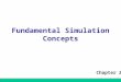 Slide 1 of 46 Fundamental Simulation Concepts Chapter 2