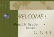 WELCOME ! Fourth Grade Rooms 5, 7, & 8. Our Grade 4 Team  Mrs. Jeannine Dill & Mrs. Sandee Rossman : room 5  Mrs. Chrysti Barth : room 7  Mrs. Daleena