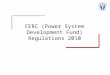 CERC (Power System Development Fund) Regulations 2010