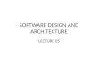 SOFTWARE DESIGN AND ARCHITECTURE LECTURE 05. Review Software design methods Design Paradigms Typical Design Trade-offs
