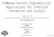 Human Factors Engineering Applications for Infection Prevention and Control Hugo Sax, MD University of Geneva Hospitals and Faculty of Medicine hugo.sax@hcuge.ch