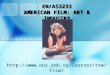 EN/AS3233 AMERICAN FILM: ART & INDUSTRY